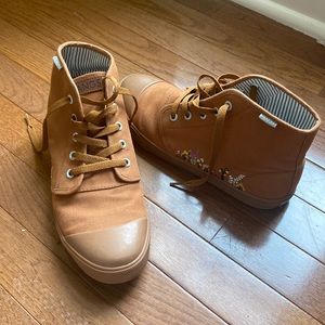 Bangs Brown High Tops